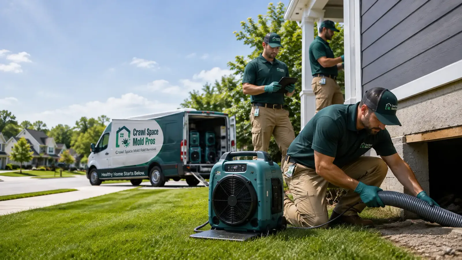 Crawl Space Mold Removal in Newtonville, NJ
